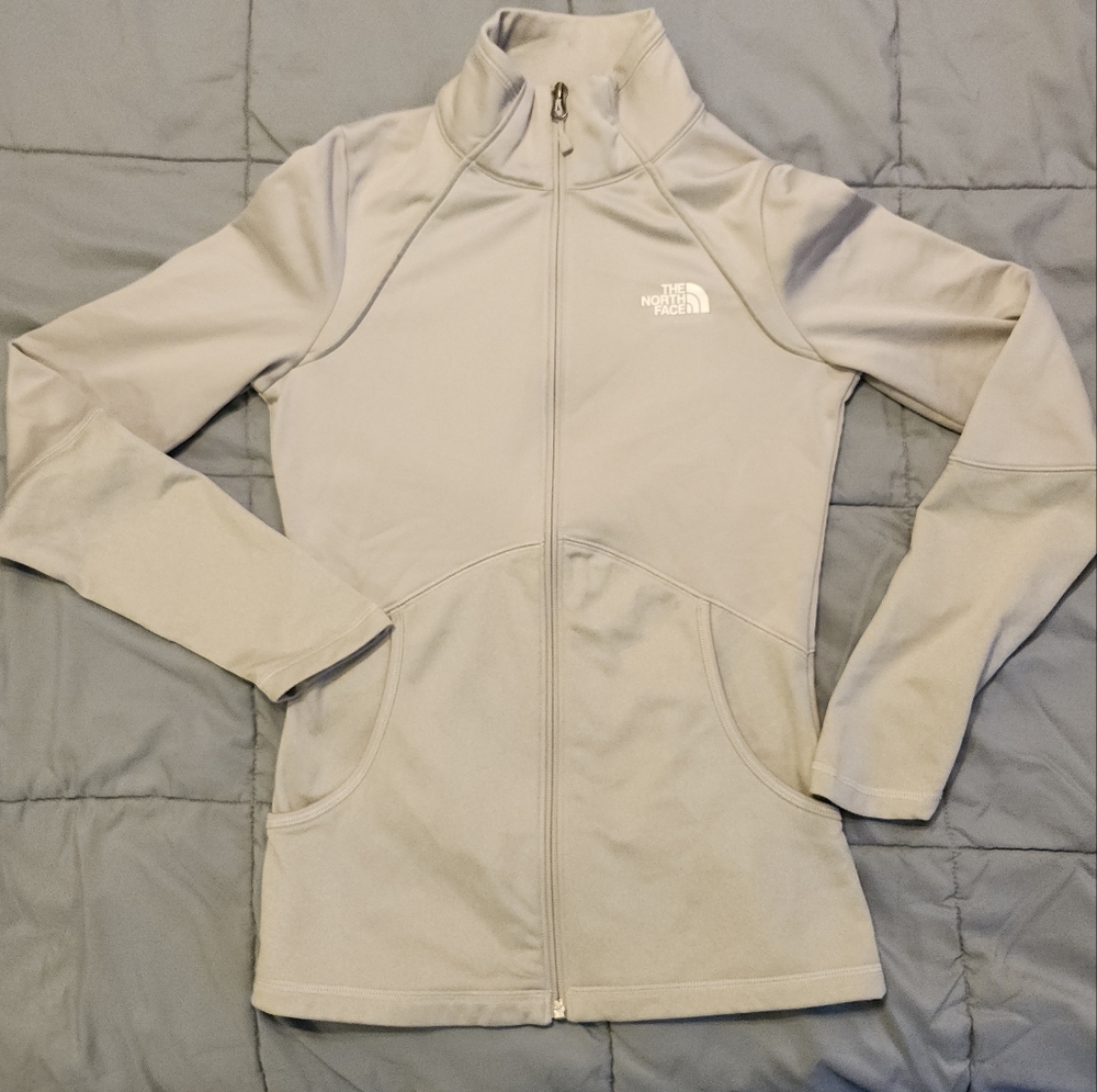 THE NORTH FACE CINDER 100 ZIP UP FITTED ACTIVE JACKET in ASH FALL'16 WOMENS XS